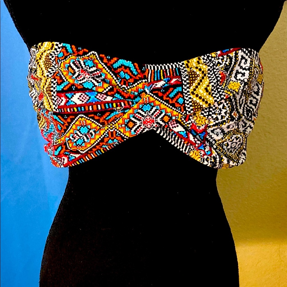Super cute bandeau women’s bikini top boho style